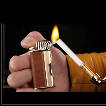 Butane Jet Lengvesni Su Vamzdžio Priemonė Vamzdžių Lazdele Lengvesni Vyrų Kompaktiškas Butano Cigarečių Priedai Cigarų Žiebtuvėlio DUJŲ NĖRA Dalykėlių Vyras