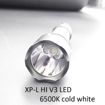 C8mini LED Įkraunamas Žibintuvėlis XPL HI V3 linterna fakelas 1000 liumenų 18650 Baterija, Lauko Kempingas Galingas Led Žibintuvėlis