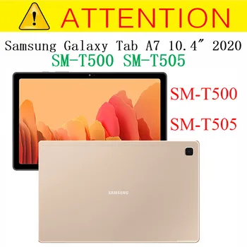 Case For Samsung Galaxy Tab A7 10.4 Colių 2020 SM-T505 T500 T507 Smart Sulankstomas Laikiklis viso Kūno Apsauginis Planšetinio kompiuterio Dangtelis