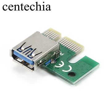 Centechia 50cm 3 spalvų PCIe PCI Express Stove Kortelės 1x iki 16x USB 3.0 Duomenų Kabelis SATA prie 4pin/6Pin IDE Molex Maitinimo BTC,CT