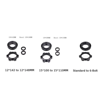 Center Lock Stebulės Poveržlės Adapteris 100 iki 110*15/142 148*12mm Atsarginių Pakeitimo