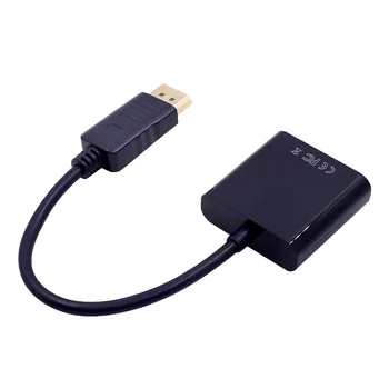 CHIPAL 10VNT Aukštos Kokybės Vyriška DisplayPort DP-VGA Moterų Adapterio Kabelį Konverteris, skirtas MacBook HDTV Monitorius, Projektorius,