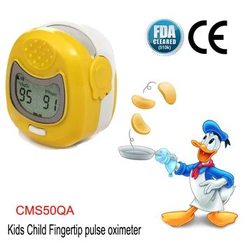 CMS50QA Vaikai Vaikai Pulse Oximeter Nešiojamų Piršto Kraujo Deguonies Įsotinimo Testeris Spo2 Mašina Skaitmeninis Pulso ritmo Monitorius