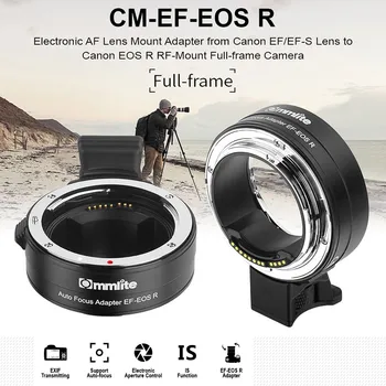 Commlite CM-EF-EOS R Elektroninių Automatinis Fokusavimas Mount Adapteris CanonEF/EF-S Objektyvas Tinka Canon EOS R RF-Mount viso Kadro Fotoaparatas