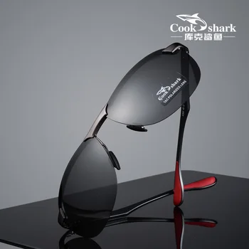 Cookshark 2020 nauji akiniai nuo saulės vyriški akiniai nuo saulės, poliarizuoti vairuotojo vairavimo hipster akiniai