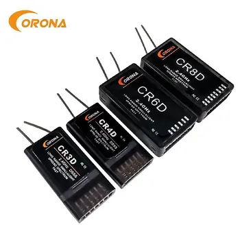 Corona 2.4 GHz Radijo Valdymo TX CT3F ir RX CR3D CR6D CR8D DSSS FUTABA 3PK HITEC