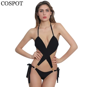 COSPOT Bikini maudymosi kostiumėlį, maudymosi Kostiumėliai Moterims Bikini 2019 M. Brazilijos Maudymosi Kostiumas Kabo ant Kaklo Beaching Kostiumas Maillot De Bain Femme