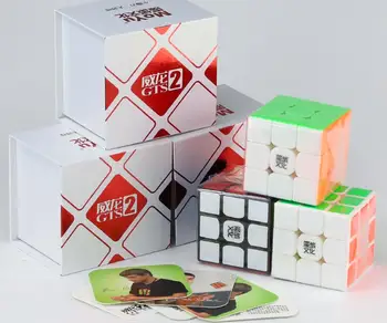 Cuberspeed Originalus Magija moyu weilong gts2 Greitis kubas 3x3x3 Profesinio Mokymo Galvosūkius ir gts 2 Žaislai Vaikams
