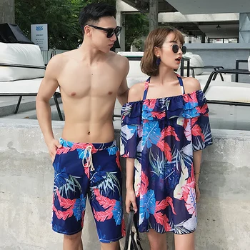 Custom sublimacijos spausdinti kurti savo mados pora maudymosi kostiumėliai paplūdimio šortai vyrams ir moterims