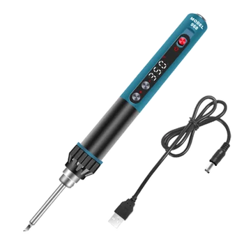 CXG USB Elektrinis Litavimo Geležies Mini Nešiojamieji Įrankiai, Suvirinimo 5V-24V Reguliuojamas Pastovią Temperatūrą Miego Funkcija, LED Ekranas 968