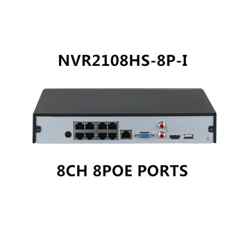 Dahua NVR2104HS-P-I 4CH su 4Poe NVR2108HS-8P-aš 8CH su 8POE max parama 12MP Rezoliucija 4K WizSense AI NVR Diktofonas