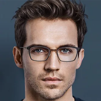 Danijos karaliaus Retro akiniai ultralight titano aikštėje akinių rėmeliai vyras ir moteris optinis trumparegystė recepto akinius rėmo