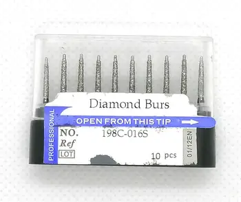 Dantų Diamond Bur FG 1.6 mm Kotu Saugus Pabaigos Diamond Pasirengimas Priekinės Ir Užpakalinės Su Gingiva Apsaugos Vadovas