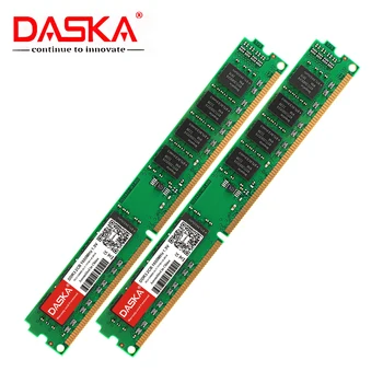 DASKA Prekės DDR3 4GB (2pcsx2GB) 1600/1333 MHz 1,5 V 240Pin 8GB 16GB PC3-12800/10600 Intel Desktop Memory DIMM