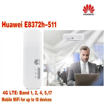 Daug 40pcs Huawei E8372h-511 LTE USB Wingle Juosta B1/B2/B4/B5/B17 2100/1900/AWS/850/700/1700 3G modemo.DHL shipping