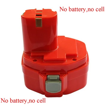 Daugkartinio įkrovimo Baterija atveju, Makita NI-MH NI-CD 14,4 v Plastikinį korpusą( Dėžutės Nėra Ląstelių Viduje)