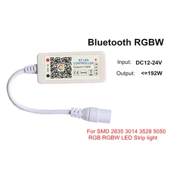 DC5/12/24V Magija Namų Mini Bluetooth/WiFi LED Valdiklis IOS/Android Telefonas APP Kontrolės Vienos Spalvos/RGB/RGBW/Pixel LED Juostos