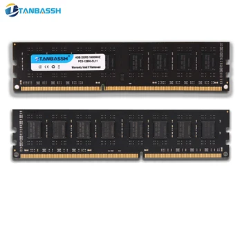 DDR3 4GB RAM 8GB 1 600MHZ Darbalaukio Atminties 240pin 1.35 V PC3L Darbalaukio ram atminties Naujas DIMM Intel TANBASSH