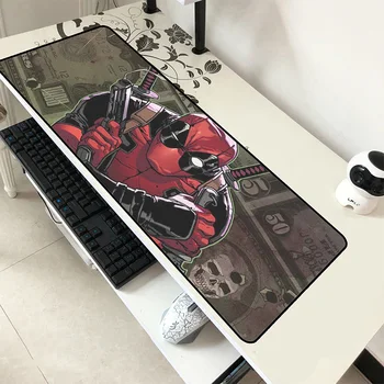 Deadpool padmouse cool naujas 800x300x2mm pelės kilimėlis nešiojamojo kompiuterio pelės padas HD modelis notbook kompiuterinių žaidimų kilimėlis žaidėjus žaisti kilimėliai