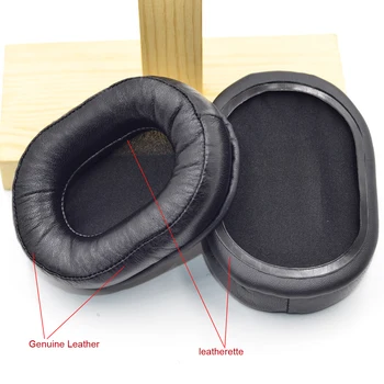 Defean natūralios Odos ausų pagalvėlės, pagalvėlės Audio-Technica ATH MSR7 MSR 7 Ausines