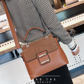Derliaus Šveitimas Pu Odos moteriškos Rankinės Sagtis Dizaino Moterų Pečių Maišą Didelės Talpos Crossbody Krepšiai moterų Shopper bag