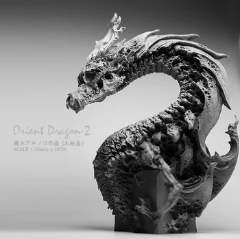 Derva Modelis Kinijos Drakonas Kaulų Dervos bespalvis (12CM) A-19720