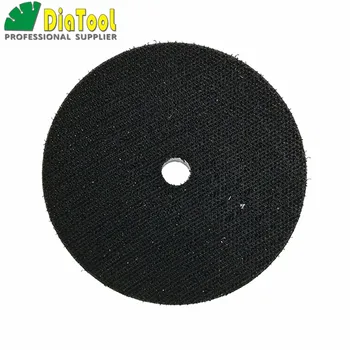 DIATOOL 2vnt 4inch Aliuminio pagrindo atgal pagalvėlės poliravimo šluostės šlifavimo diskai, šlifavimo diskas M14 Sriegiu 100mm backer padas