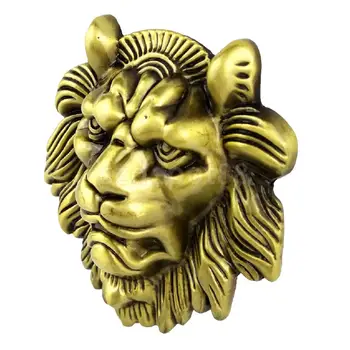 Didelis, Liūto Galvos Juostos Gold Lion Sagtis Diržo Bccessories Gyvūnų Stiliaus Vakarų Kaubojus