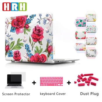 DIDENYBĖS Gražių Gėlių PC Nešiojamas kėbulą Apsaugine Kietojo plastic Case Sleeve for Macbook Air 