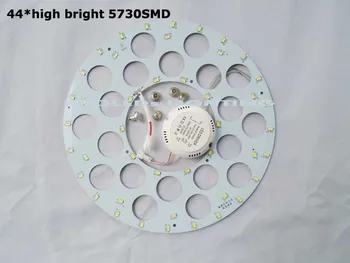 Didmeninė 5730SMD 22w apvalus led lubų plokštės, LED pcb disko led Luminaria techo LED dia260mm lygi 45W 2D Fluorescencinis vamzdelis