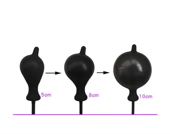 Didžiulis pripučiamas analinis kaištis silikono analinis Plėtra butt plug dilator analinę išangę skatinti butt plug analinio sekso žaisliukai Vyrams