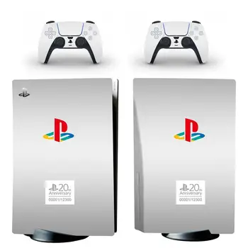 Dienos Žaisti PS5 Standartinio Disko Leidimas Odos Lipdukas, Decal Padengti 5 PlayStation Konsolės & Valdytojas PS5 Odos, Vinilo Įklijos