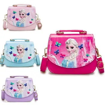 Disney princesė vaikų pu krepšys mergina Užšaldyti Elsa pečių maišą animacinių filmų rankinės, vaikas, fashion krepšys dovanų