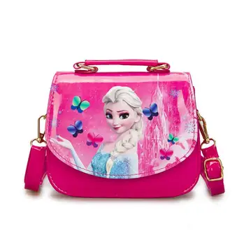 Disney princesė vaikų pu krepšys mergina Užšaldyti Elsa pečių maišą animacinių filmų rankinės, vaikas, fashion krepšys dovanų