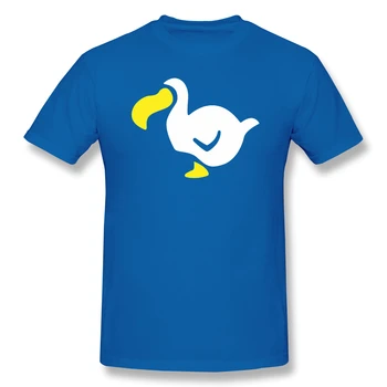 Dodo Airlines Naujus Horizontus T-Shirt Juokinga Tees O Kaklo Medvilnės gyvūnų kirtimo naujus horizontus Drabužius Humoro Marškinėliai