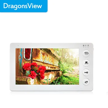 Dragonsview7 colių Patalpų Stebėti Vaizdo Duris Telefono Ryšio Sistemą, Su Įrašymo, Judesio Aptikimo Baltos spalvos Melodijos, MP3 MP4
