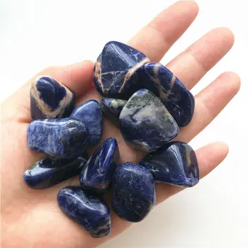 Dropshipping 100g Natūralaus Sodalite Mėlyna venų Akmens Reiki Healing Kristalai Meditacija Apdailos Natūralių Akmenų ir Kristalų