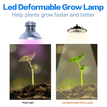 DuuToo LED Fito Grow Lempa E27 Saulės, Gėlių, Augalų Sėklų Augimo Palapinė Patalpų Hydroponics Sistema, LED Daigų Fito Lempa 220V