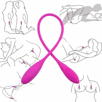 Dvigubas Vibratorius G Spot Vibratorius Moterų Masturbacija Dildo Poroms Masturbator Erotinis Sekso Žaislas Sekso Produktas