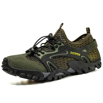 Dydis 38-46 Vasarą Vyrams Žygiai batų Kvėpuojantis trekas batai lauko sporto alpinistinės vaikščiojimo batai Quick Dry Batai zapatos hombre