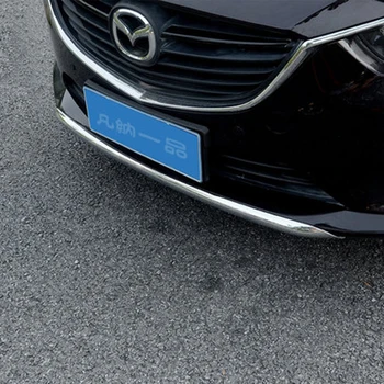 Dėl Mazda 6 M6 Atenza Sedanas 2013 m. m. m. 2016 ABS Chrome Priekiniai Galiniai Apačioje, viduryje, Bamperis Lenktynių Grotelės, Juostelės Dangčio Apdaila