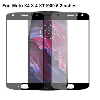 Dėl Moto X4 X 4 3D Grūdintas Stiklas Kino Screen Protector Apsauginės Pilnas draudimas, Apsauga Moto XT1900 XT 1900 5.2 cm