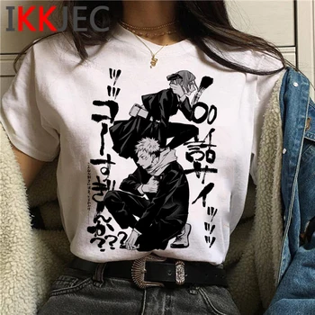 Džiudžiutsu Kaisen drabužius marškinėlius vyrų estetinės plius dydis atsitiktinis japonijos grunge marškinėlius viršuje tees harajuku