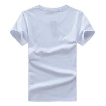 E-BAIHUI Atsitiktinis Palaidų trumparankoviai marškinėliai vyriški Vasarą Naujas Round Kaklo Print Slim Tee Ilgai-line Ausinės, trumparankoviai marškinėliai