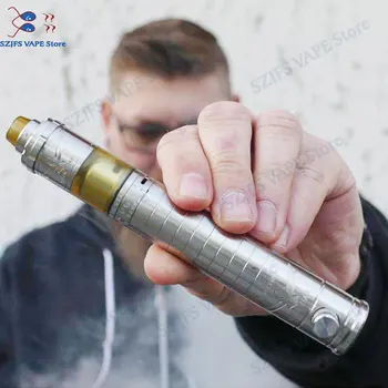 E-cigarečių Milžinišką v5S 23 mm RTA 6ML Talpa 316ss reguliuojamas dugno oro srautas Vieną ritė Purkštukai VS Giant V6S mtl rta pod vape