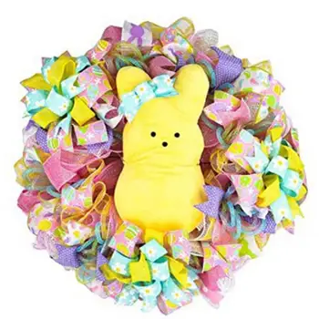 Easter Bunny Durų Vainikai Kabo Pakabukas Namų Puošybai Šalių Rekvizitai Dovana