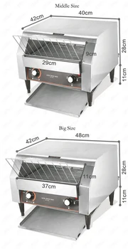 ECT2415 komercinių elektros konvejerio bun duona pica slapukas skrudintuvas mašina