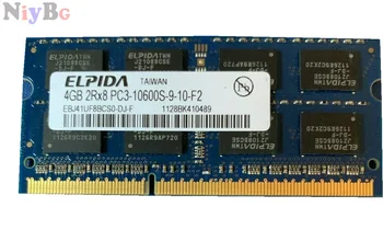 ELPIDA 4GB 2RX8 PC3-10600S-9-10-F2 EBJ41UF8BCS0-DJ-F 204 PIN SODIMM