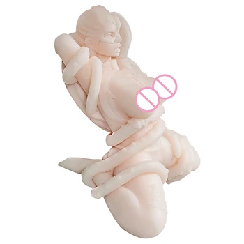 ElsaBabe 28cm 'Nugalėjo Herojė' Anime Sekso Lėlė Dideli Papai Realus Vagina Pussy Vyrų Masturbator Suaugusiųjų Sekso Žaislas, skirtas Gėjų Vyrų Varpos