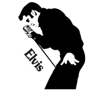 Elvis Presley Sienos Lipdukas Elvis Karalius Siena Lipdukas Muzikos Kambarys Vinilo Dekoro Rock & Roll Teen Home Svetainės Meno Dekoro Wm-215